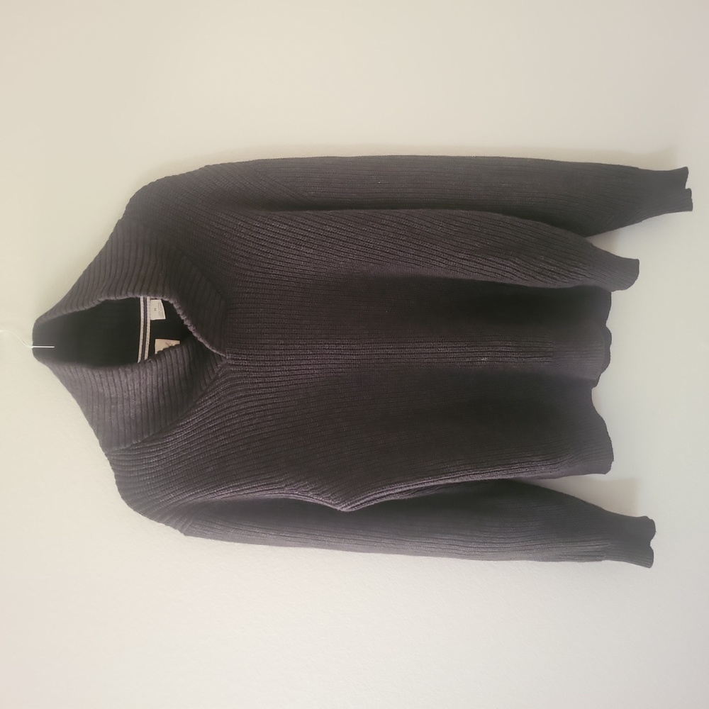 Shawl collar sweater